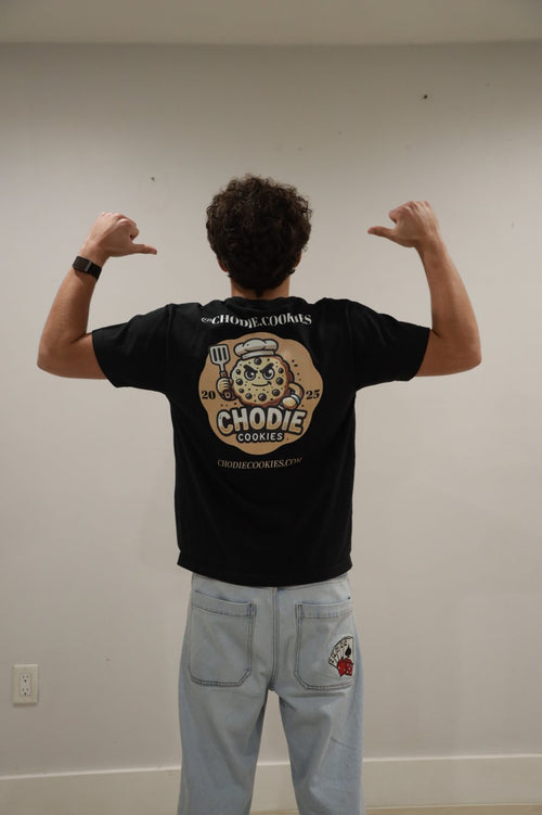 Chodie Cookies tee — back logo